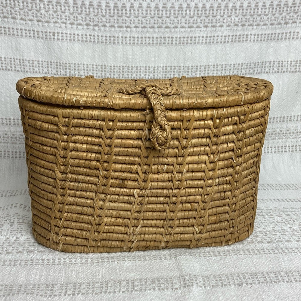 Raffia Store Basket